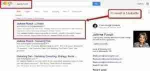 google linkedin search